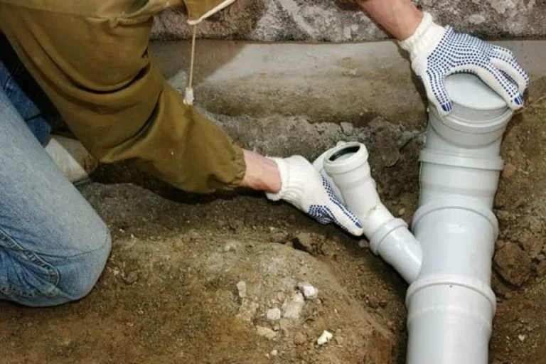 Professional commercial drain installation