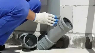 plumber drain installation