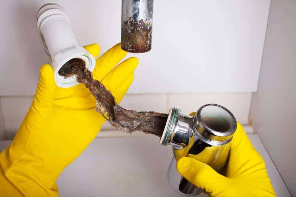 clogged drain