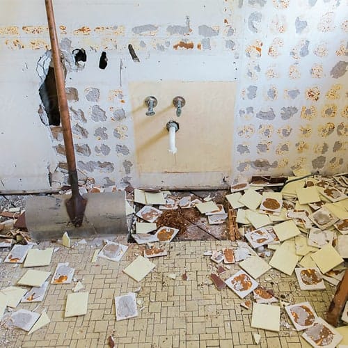 Ruined bathroom renovations
