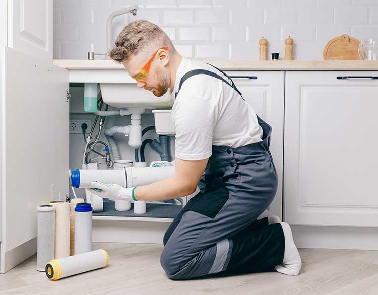 Under-sink-water-filtration-system installer