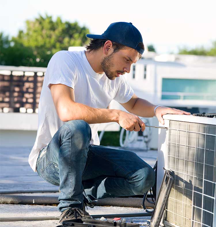 ac-company-technician-repairs-ac-unit