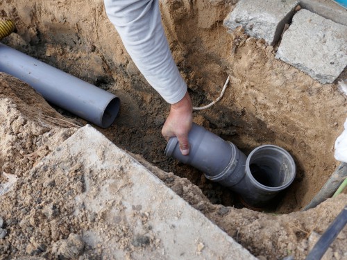 damage sewage lines