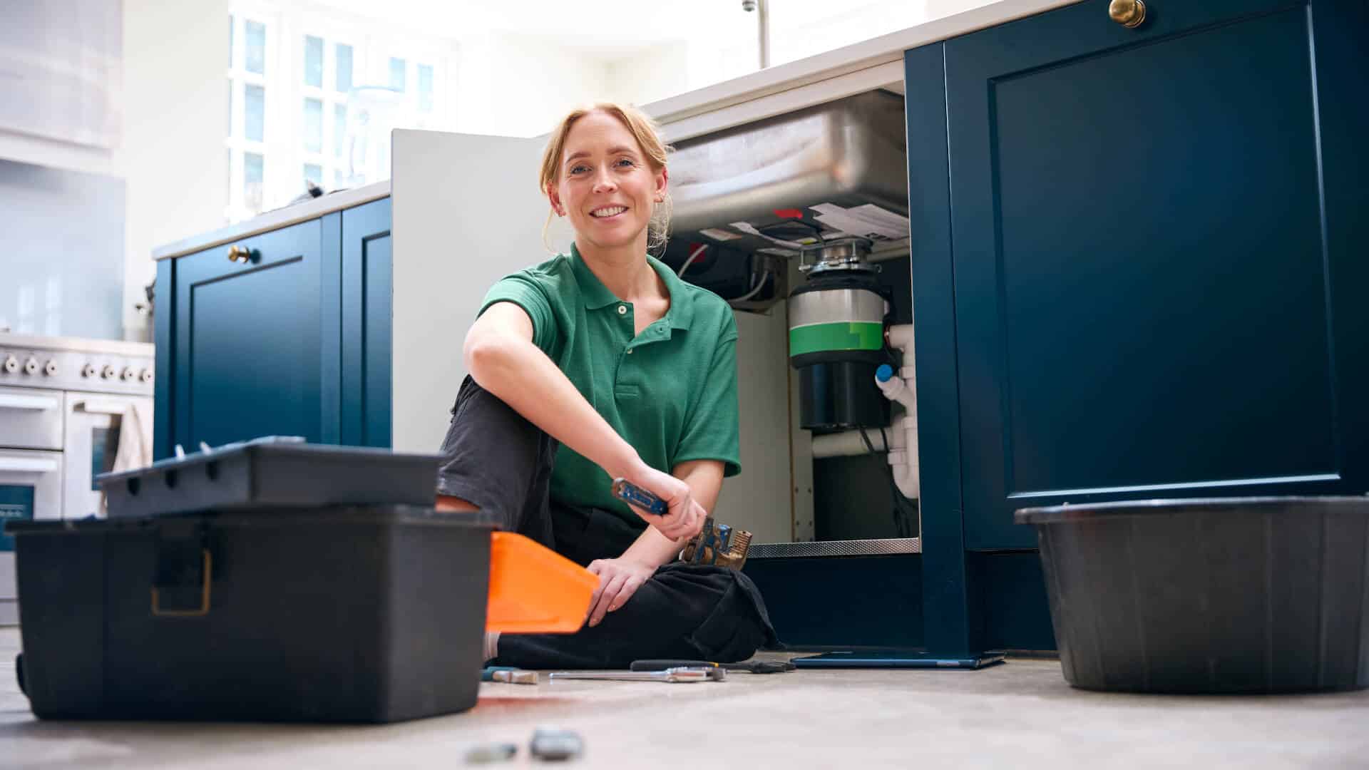 female plumber