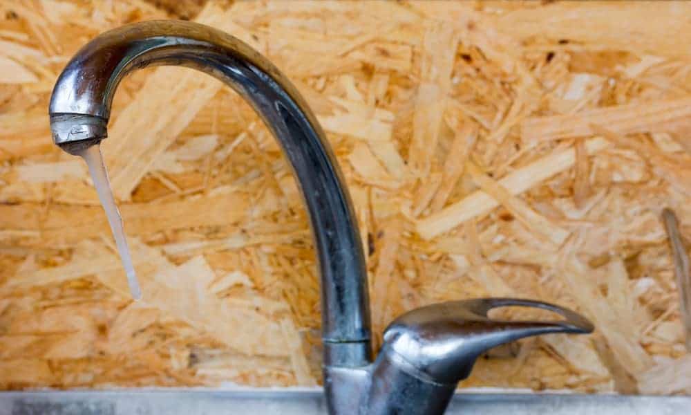 Frozen pipe burst