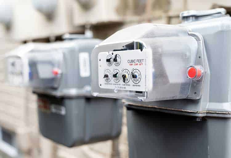 gas-meter-locked during gas leak detection